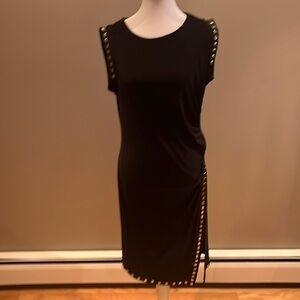 Emma & Michele Large Gold Studded dress